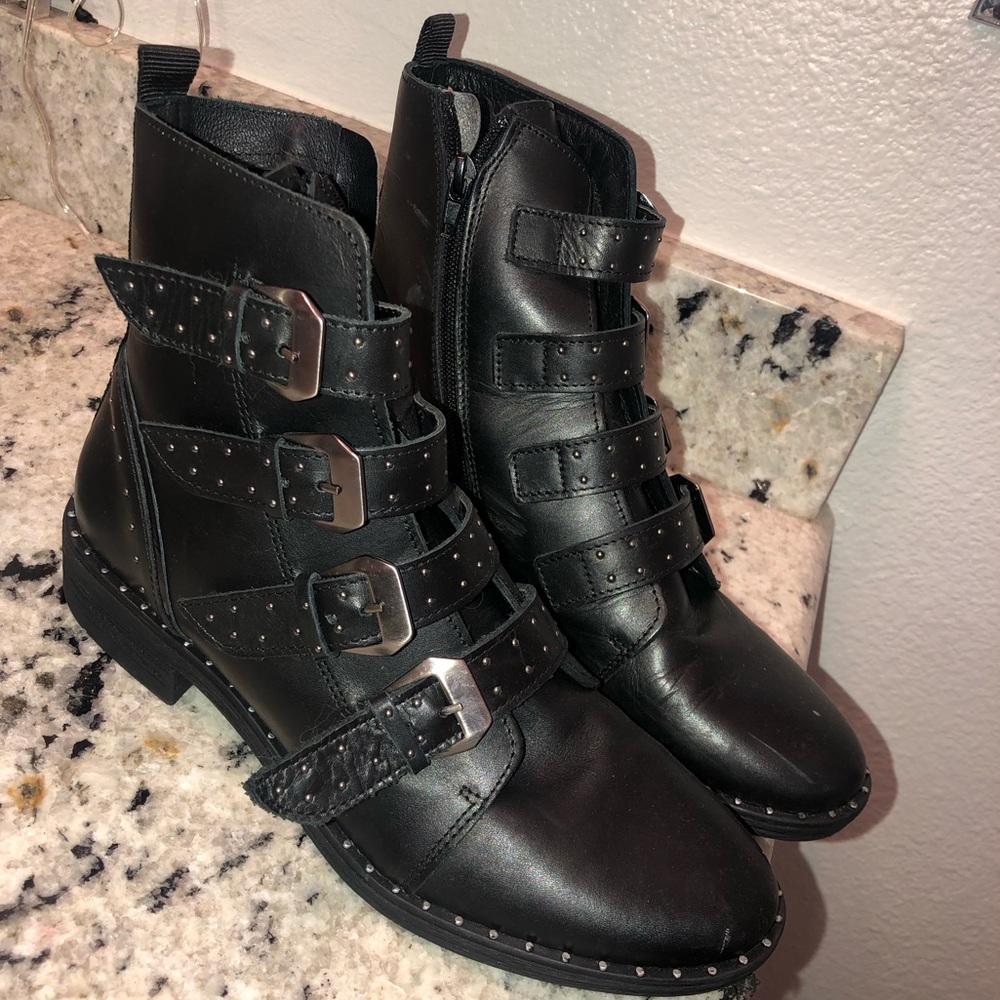 Steve Madden- WORN ONCE Pursue Motorcycle Boot